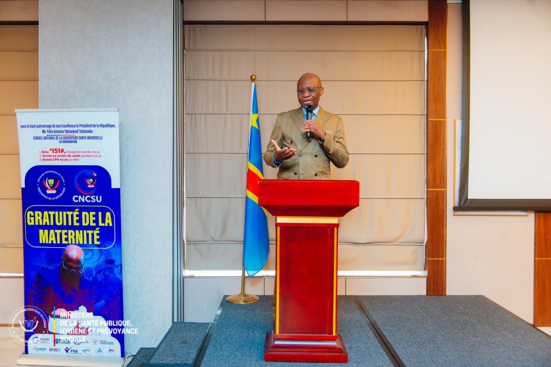Dr Samuel Roger Kamba, ministre de la Santé et Prévoyance sociale en RDC