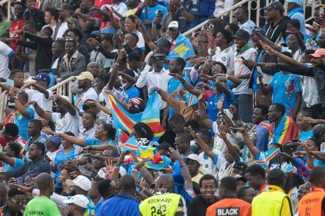 Les supporters des léopards de la RDC dans les tribunes lors d'un match. [Photo d'illustration]