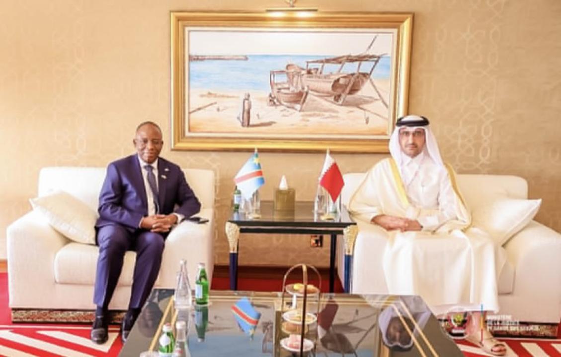 Le ministre de la justice Guillaume Ngefa et son homologue du Qatar [photo d'illustration]