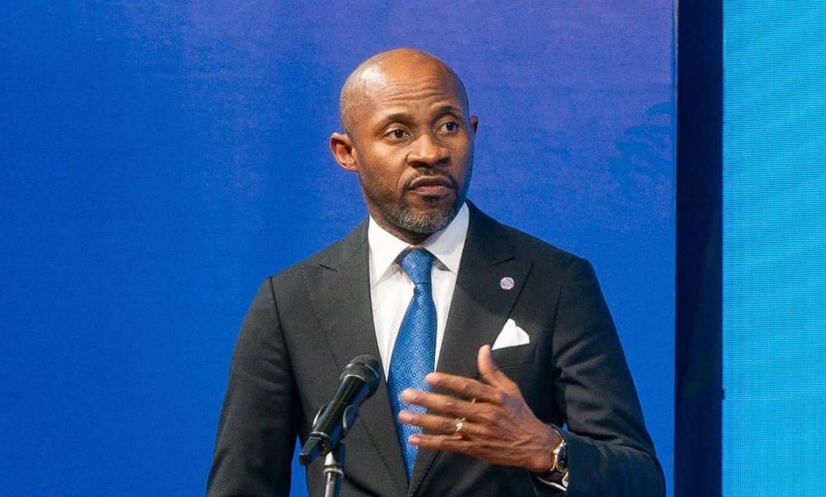 Patrick Muyaya,  ministre de Communication,  Médias et porte-parole du Gouvernement
