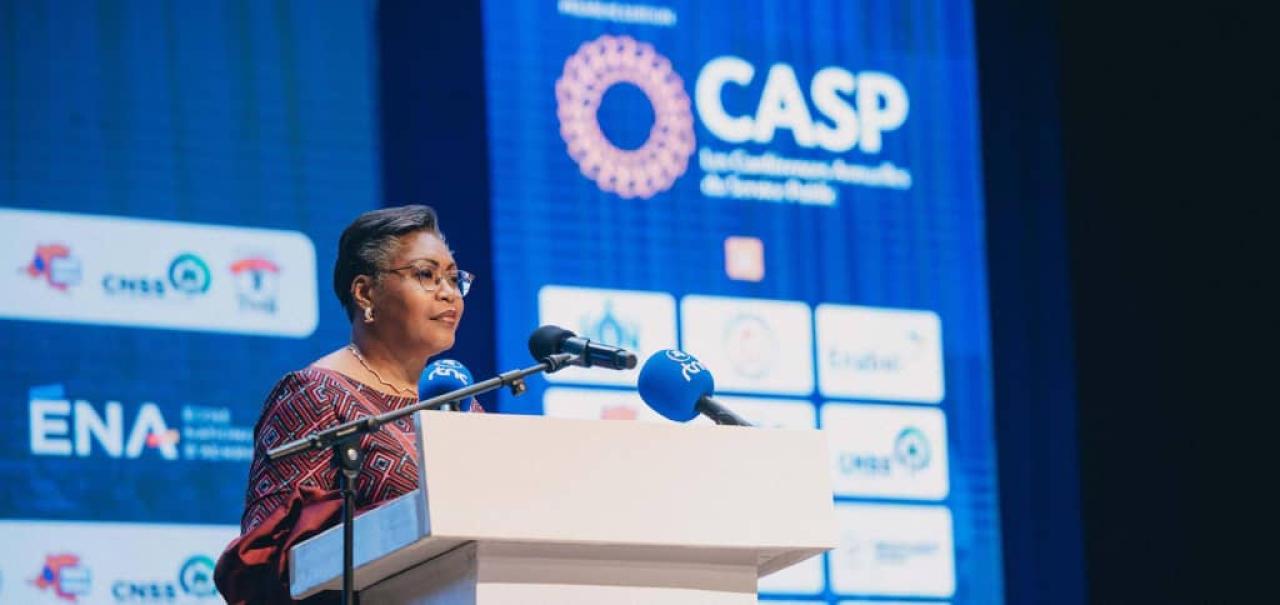 La Première Ministre Judith Suminwa Tuluka clôture les Conférences annuelles du Service public, édition 2025
