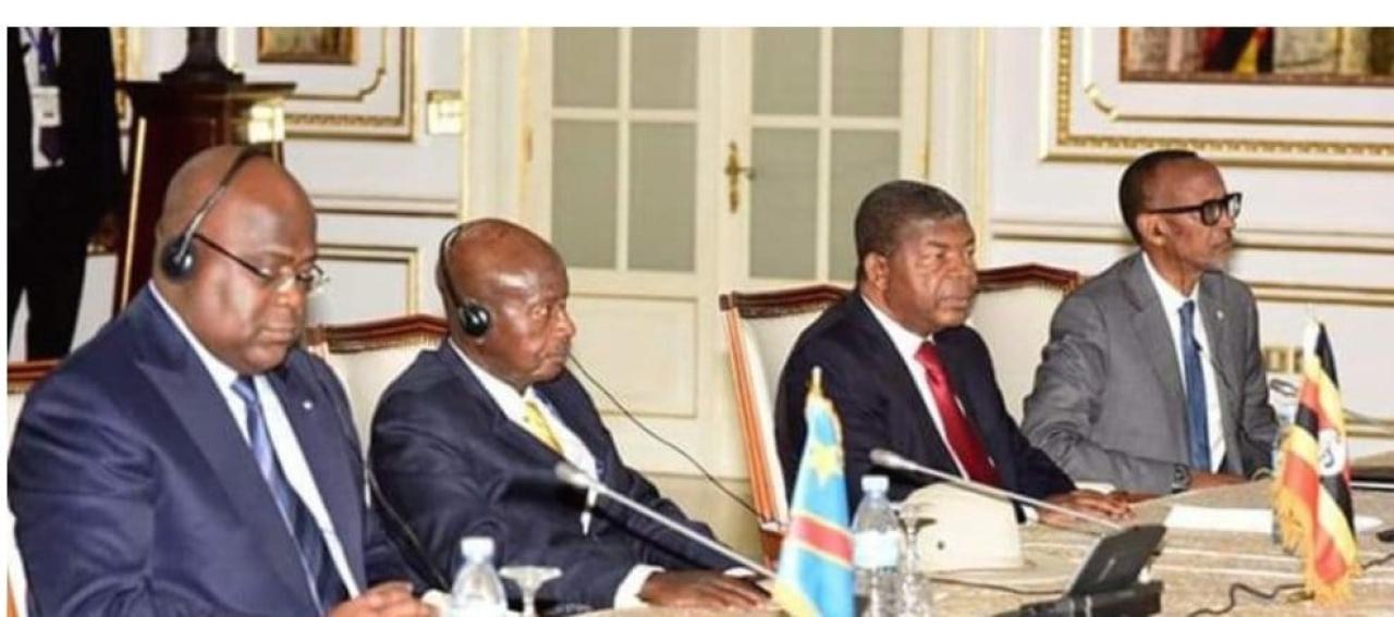 Les chefs d'états de la RDC, de l'Ouganda, de l'Angola ainsi que du Rwanda [photo d'illustration]
