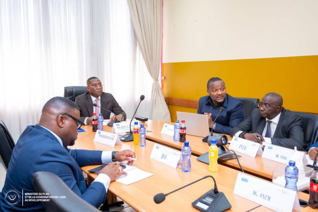 Le ministre du plan Guylain Nyembo lors de cette réunion [photo d'illustration]