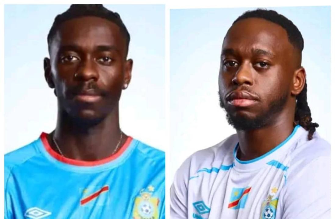 Deux défenseurs de l'équipe nationale de la RDC, Axel Tuanzebe et Aaron Wan-Bissaka. [Photo d'illustration]