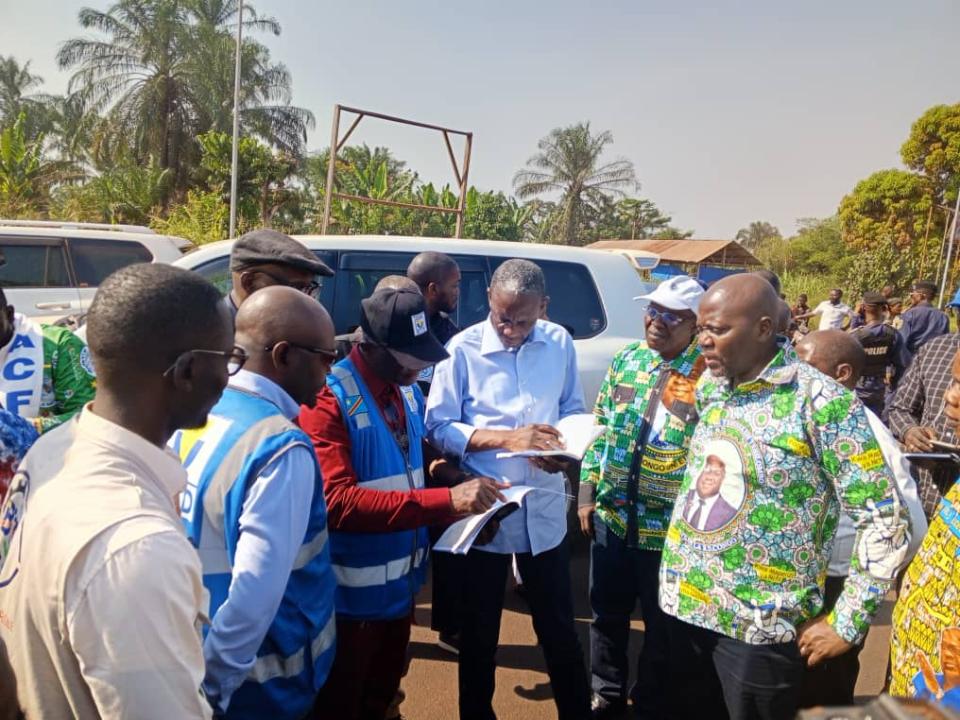 Le ministre des Infrastructures et Travaux publics, John Banza à Isiro [photo d'illustration]