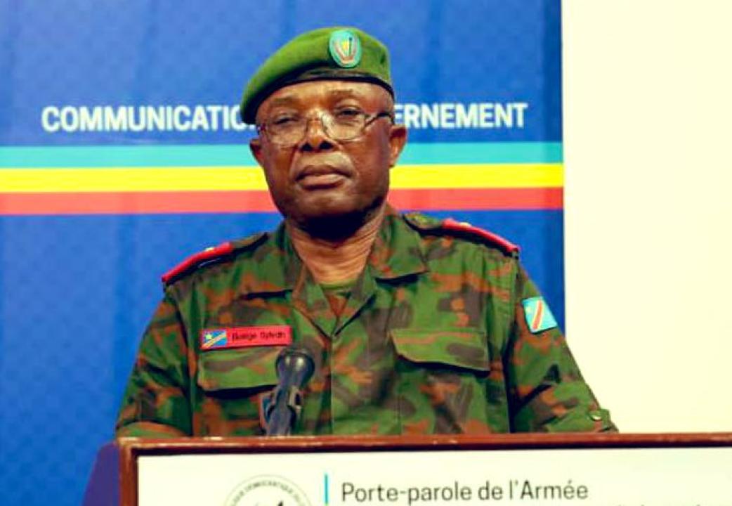 Le porte-parole des FARDC, le général-major Sylvain Ekenge [photo d'illustration]