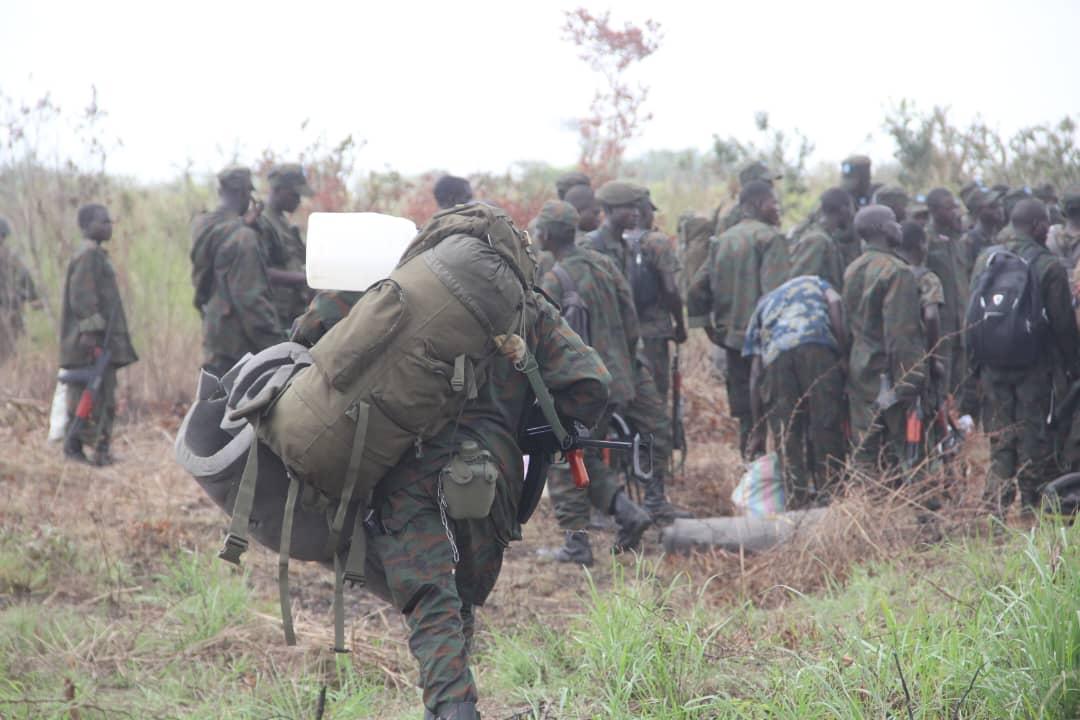 Des soldats FARDC engagés dans les opérations Ngemba, en territoire de Kwamouth