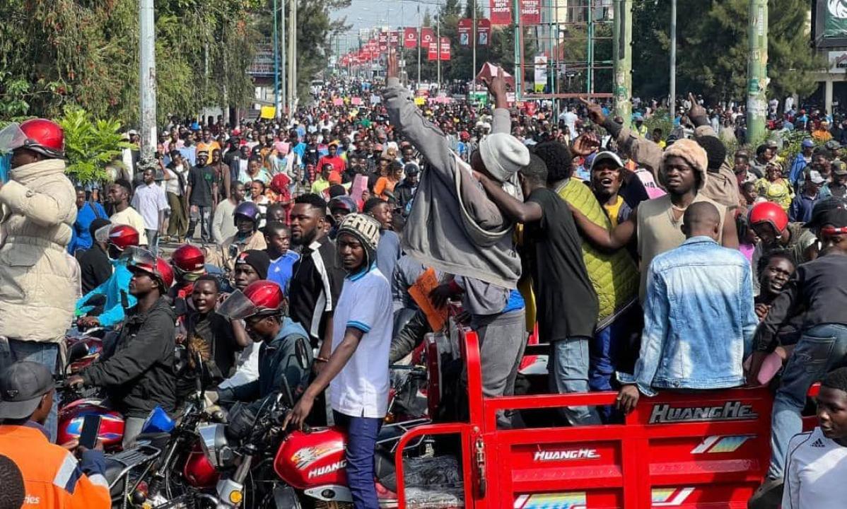 Manifestations imposées à la population à Goma par le M23-AFC [Photo d’illustration]