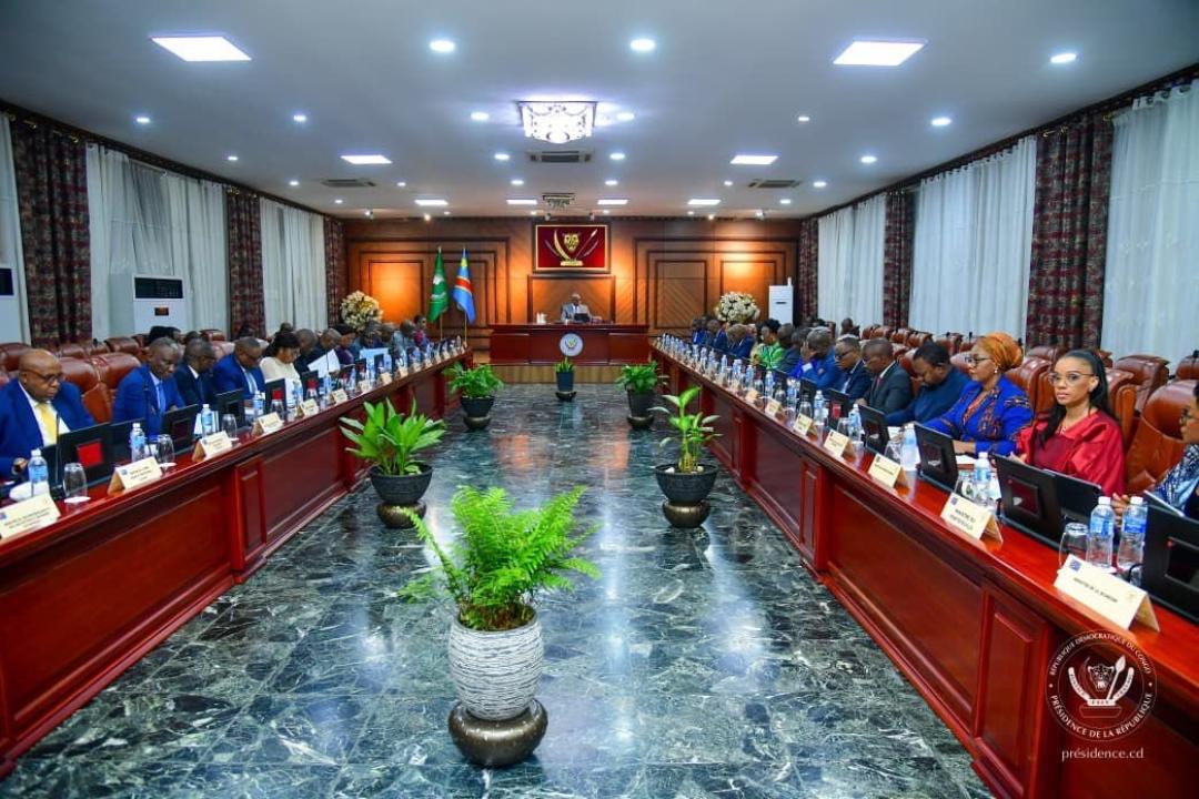Les membres du gouvernement lors de la 72ᵉ réunion du Conseil des ministres [photo d'illustration]