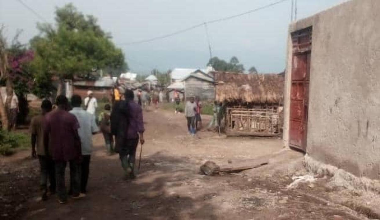 Une des avenues du village de Buruma, dans le territoire de Rutshuru [photo d’illustration]
