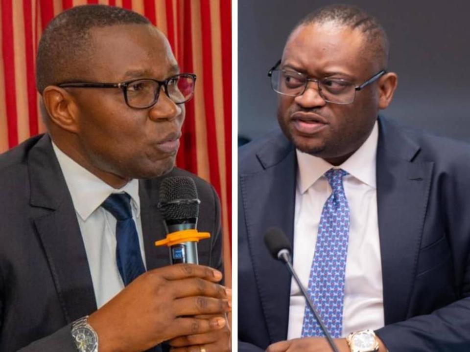 Les ministres Julien Paluku Kahongya et Doudou Fwamba