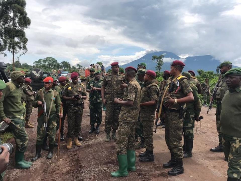 Les forces armées congolaises à Rutshuru [photo d'illustration]