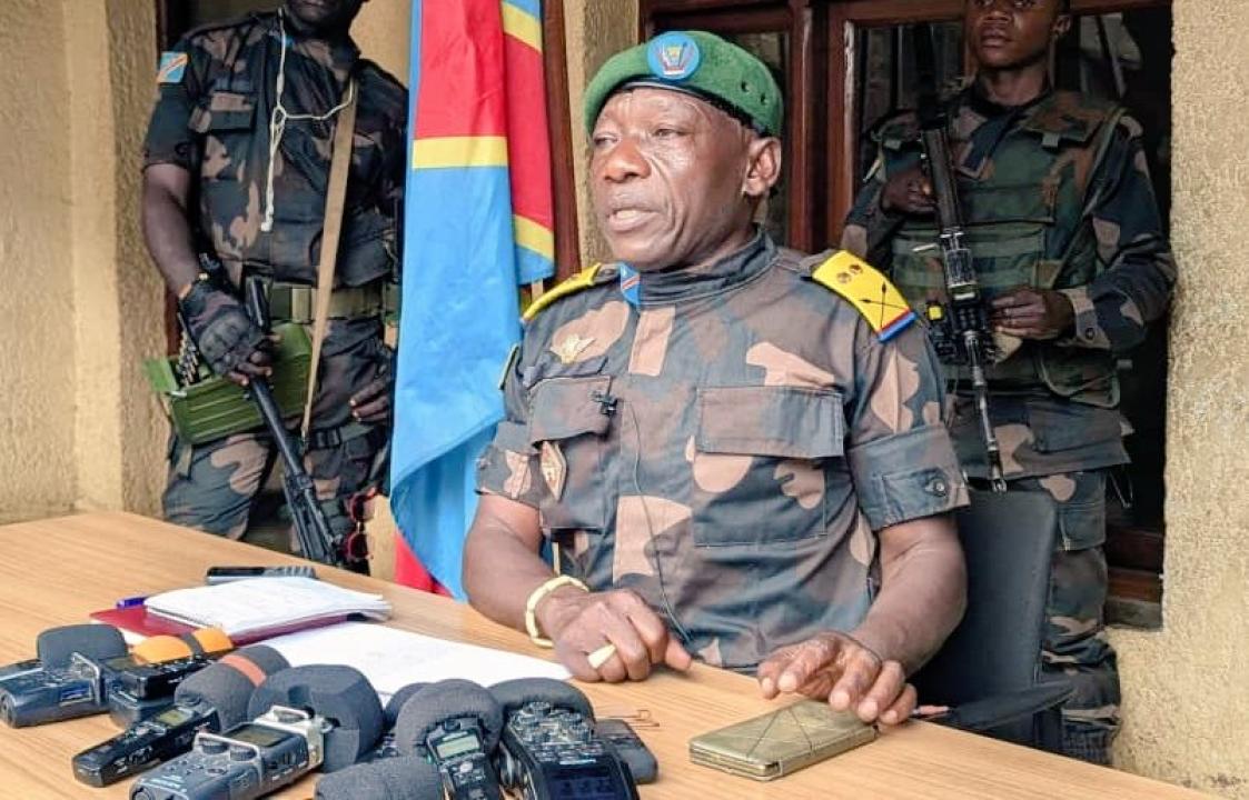 Lieutenant-colonel Mak Hazukay, porte-parole intérimaire des FARDC [photo d'illustration]