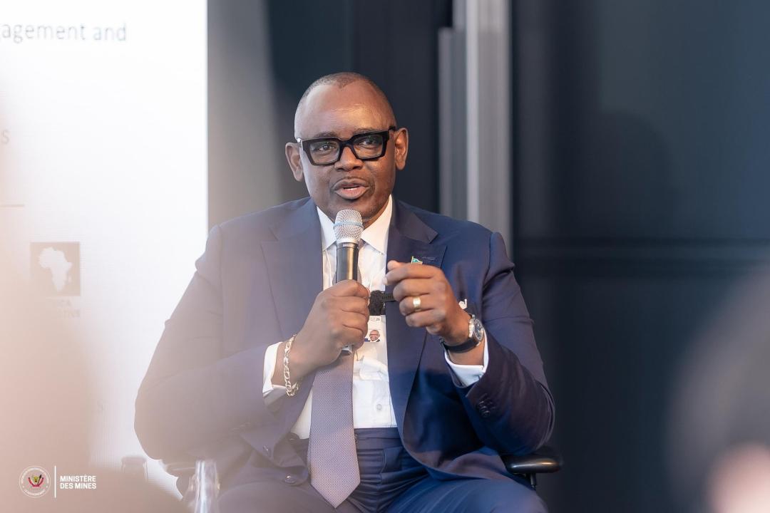 Louis Watum Kabamba, panéliste à une table ronde en marge du Forum économique mondial 2026, à Davos