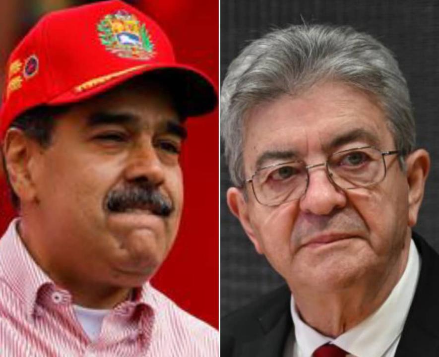 Le Président Vénézuélien Nicolas MADURO et Jean-Luc MÉLENCHON, Président de La France Insoumise [photo d'illustration]