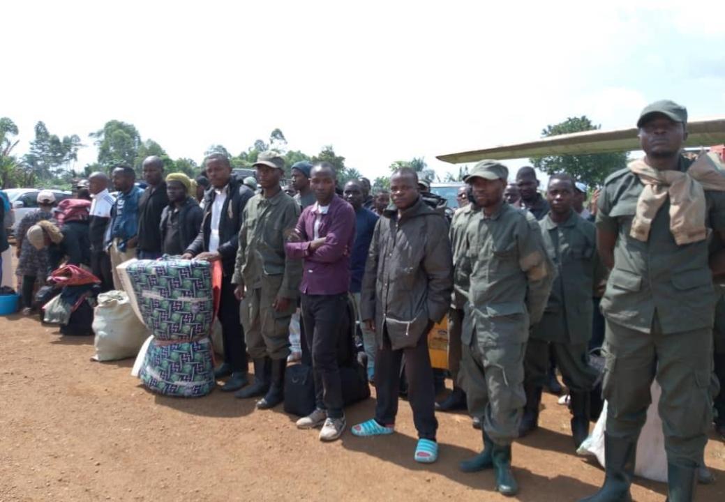 Des éléments RDF/M23 qui se sont rendus aux FARDC dzns les deux dernières semaines de 2025 dzns l’est de la RDC