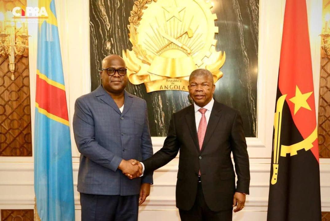 Félix Tshisekedi en Angola, en tête-à-tête avec son homologue angolais, João Lourenço [photo d’illustration]