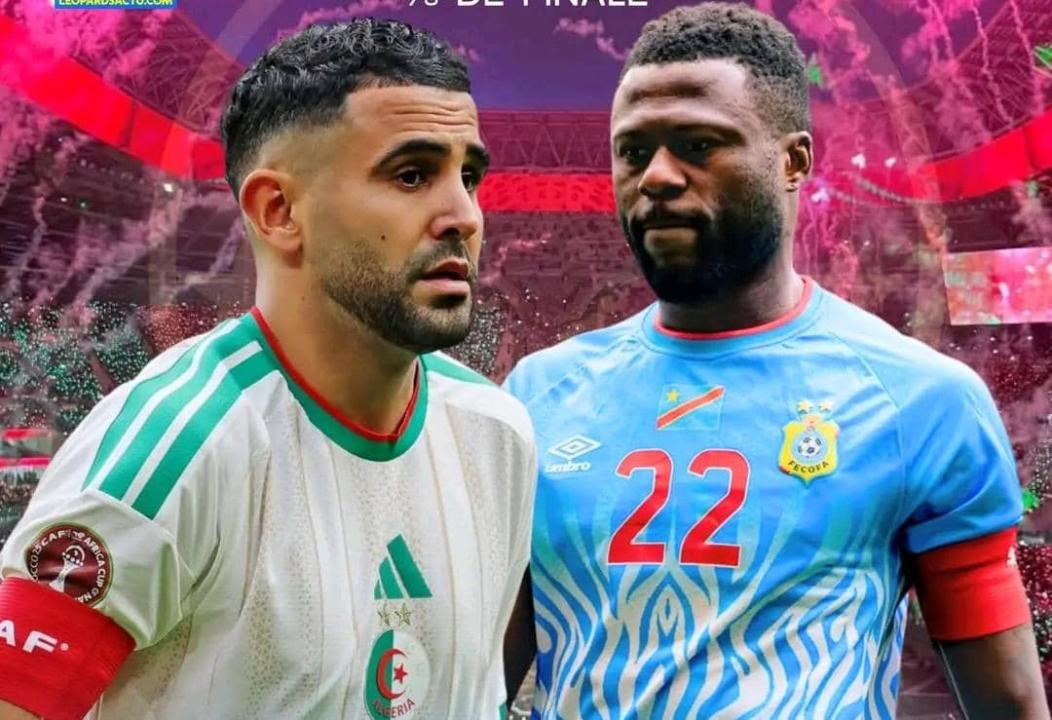 Riyad Mahrez et Chancel  Mbemba, respectivement  capitaines de l’Algérie et de la RDC [photo d’illustration]