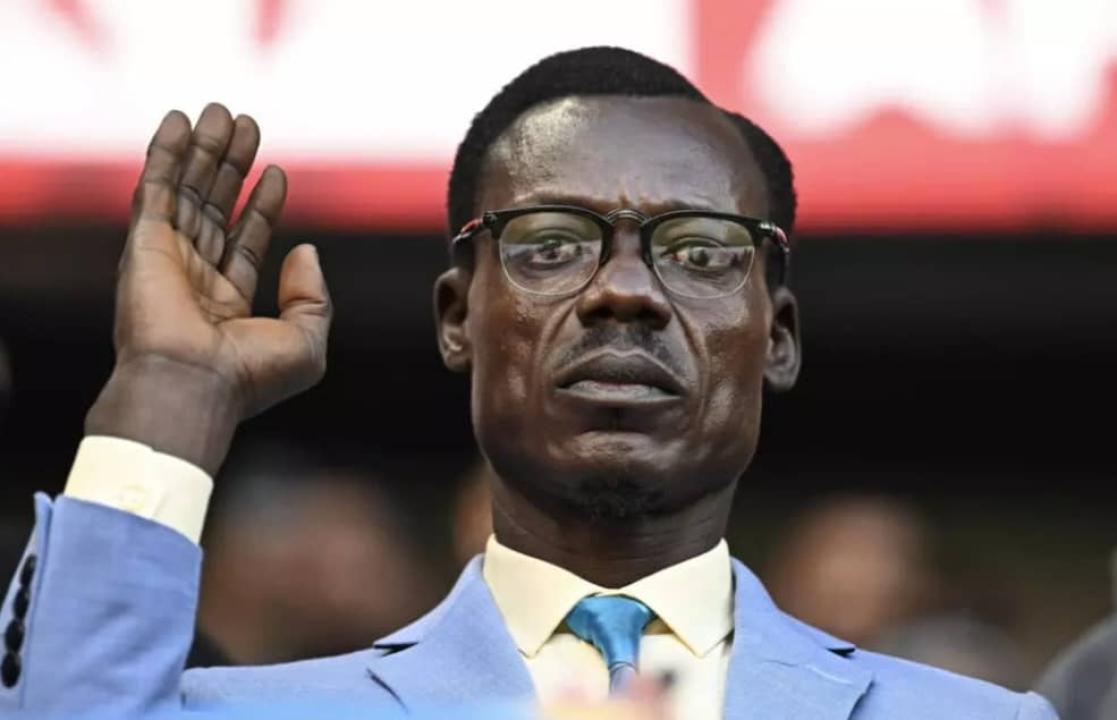 Le supporter de la République démocratique du Congo, Michel Kuka Mboladinga, surnommé « Lumumba »