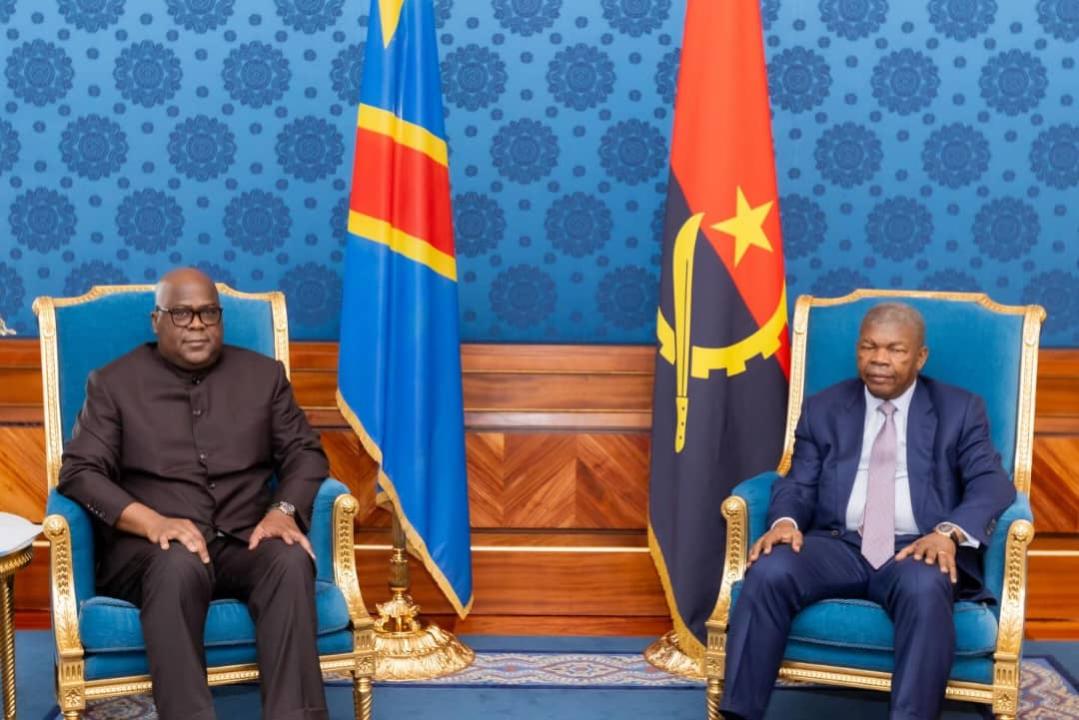 Le Président Félix Tshisekedi et João Lourenço, Président angolais [photo d'illustration]