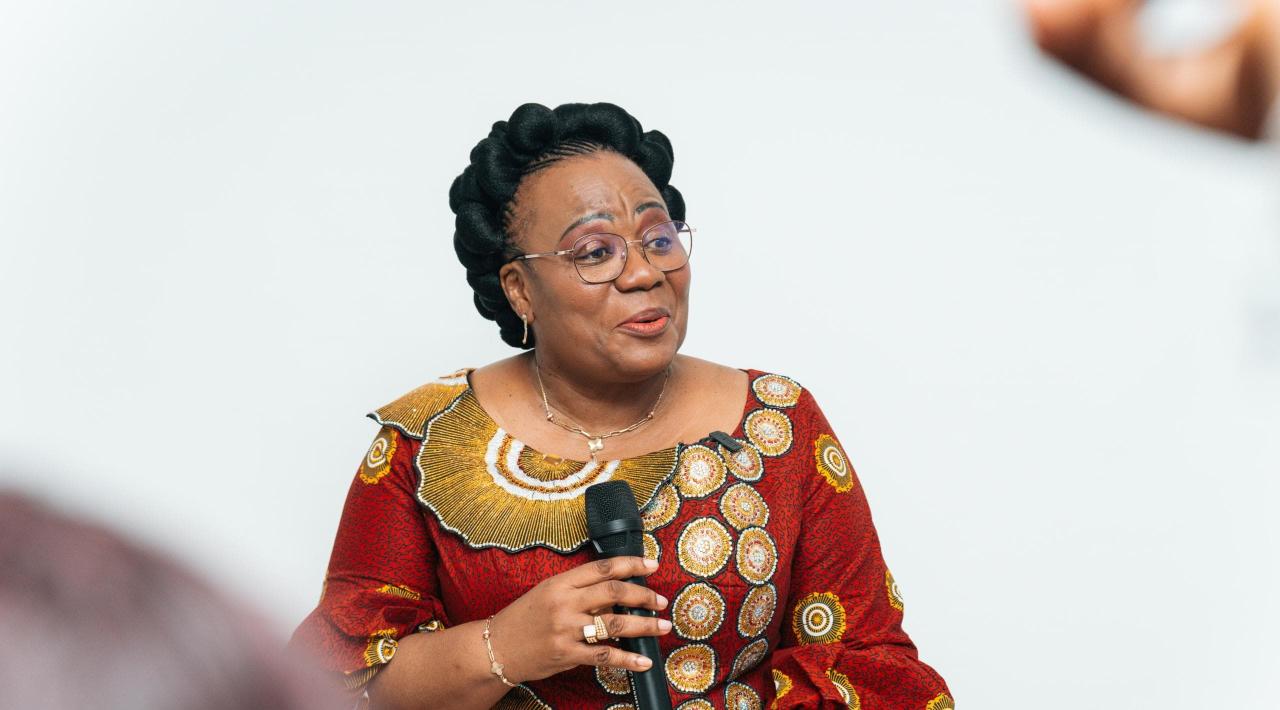 Marie-Thérèse Sombo, ministre de l’Enseignement supérieur et universitaire, Recherche scientifique et Innovations, en RDC