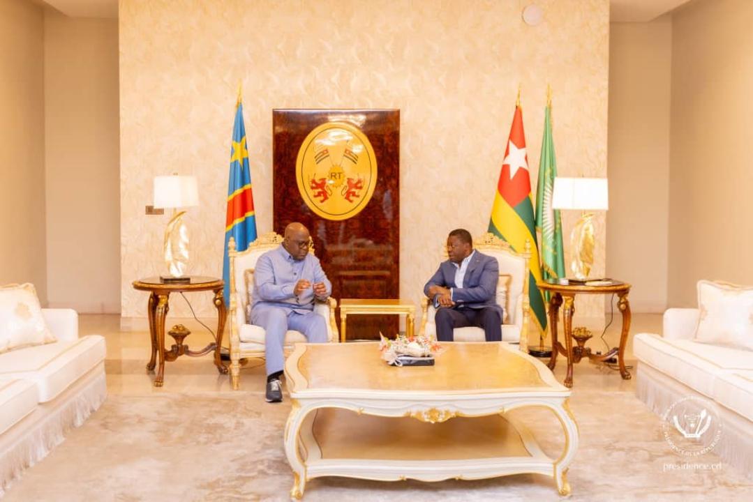 Félix Tshisekedi reçu à Lomé par son homologue Faure Gnassingbé [photo d'illustration]