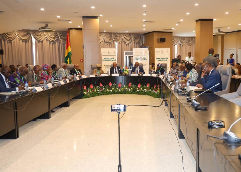 Réunion de haut niveau sur la médiation menée par l'Union Africaine pour le processus de paix dans l'est de la RDC, tenue à Lomé, au Togo.