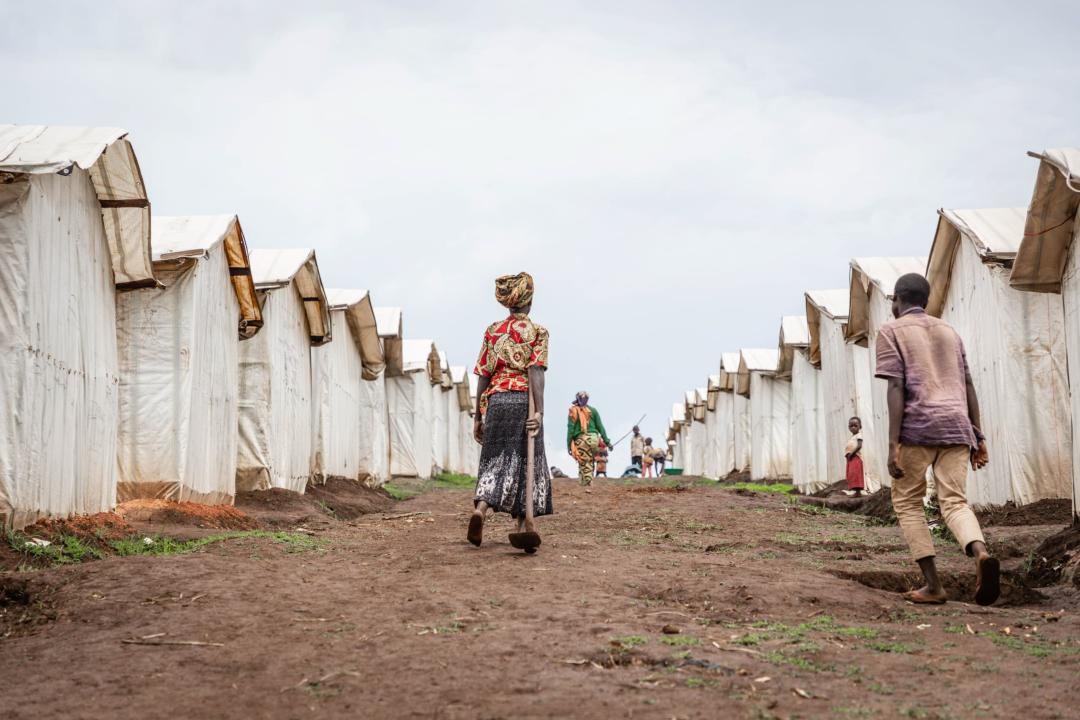 Un camp pour personnes déplacées dans la province de l'Ituri [photo d'illustration]