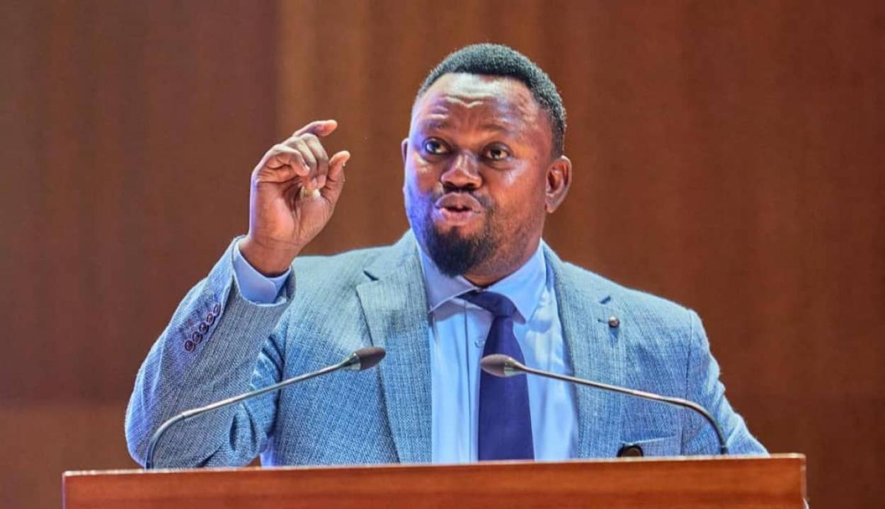 Le ministre des Droits humains, Samuel Mbemba