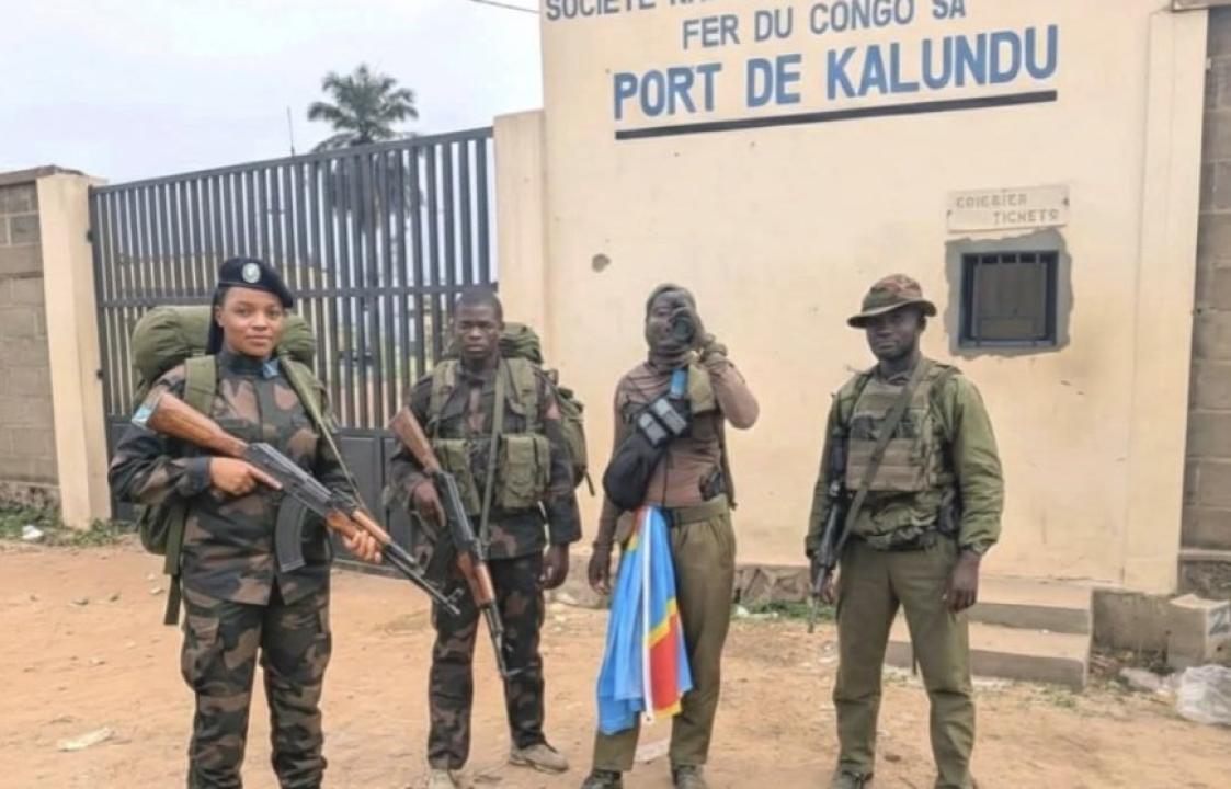 Quelques éléments FARDC au port de Kalundu à UVIRA [photo d'illustration]