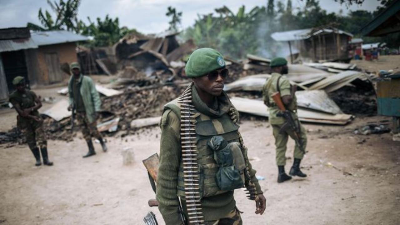 Des soldats FARDC lors d'une opération de ratissage à Uvira [photo d'illustration]