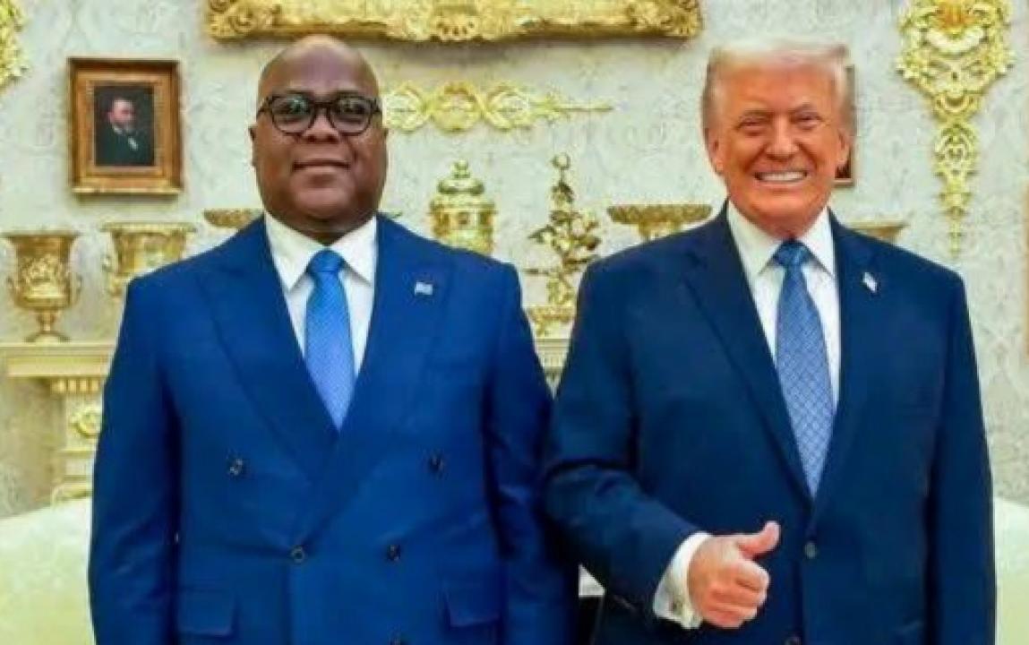 Félix TSHISEKEDI, Président de la République démocratique du Congo après un entretien avec son homologue américain, Donald TRUMP (Photo d'illustration)