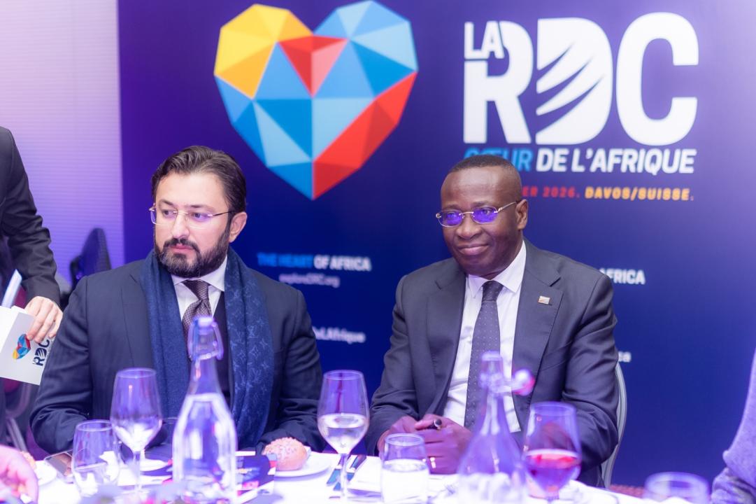 Le vice-Premier ministre en charge de l'économie de la RDC lors des assises de Davos, en Suisse