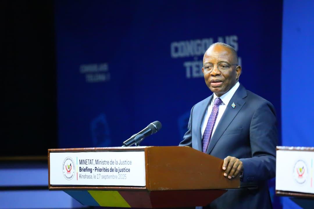 Le ministre de la Justice, Guillaume Ngefa