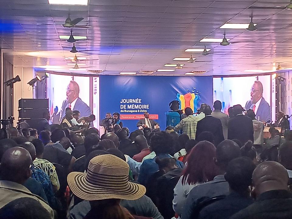 Quelques participants à la journée de mémoire à Kinshasa