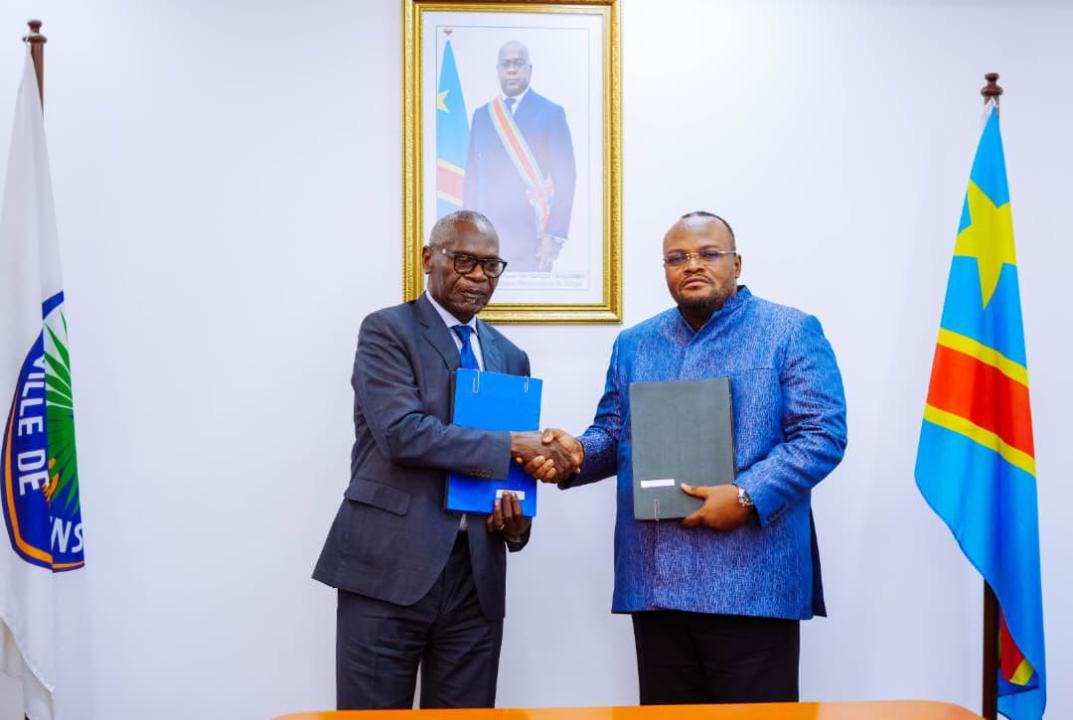 Le Gouverneur de la ville de Kinshasa Daniel Bumba et le maire de Brazzaville Dieudonné Batsimba [photo d'illustration]