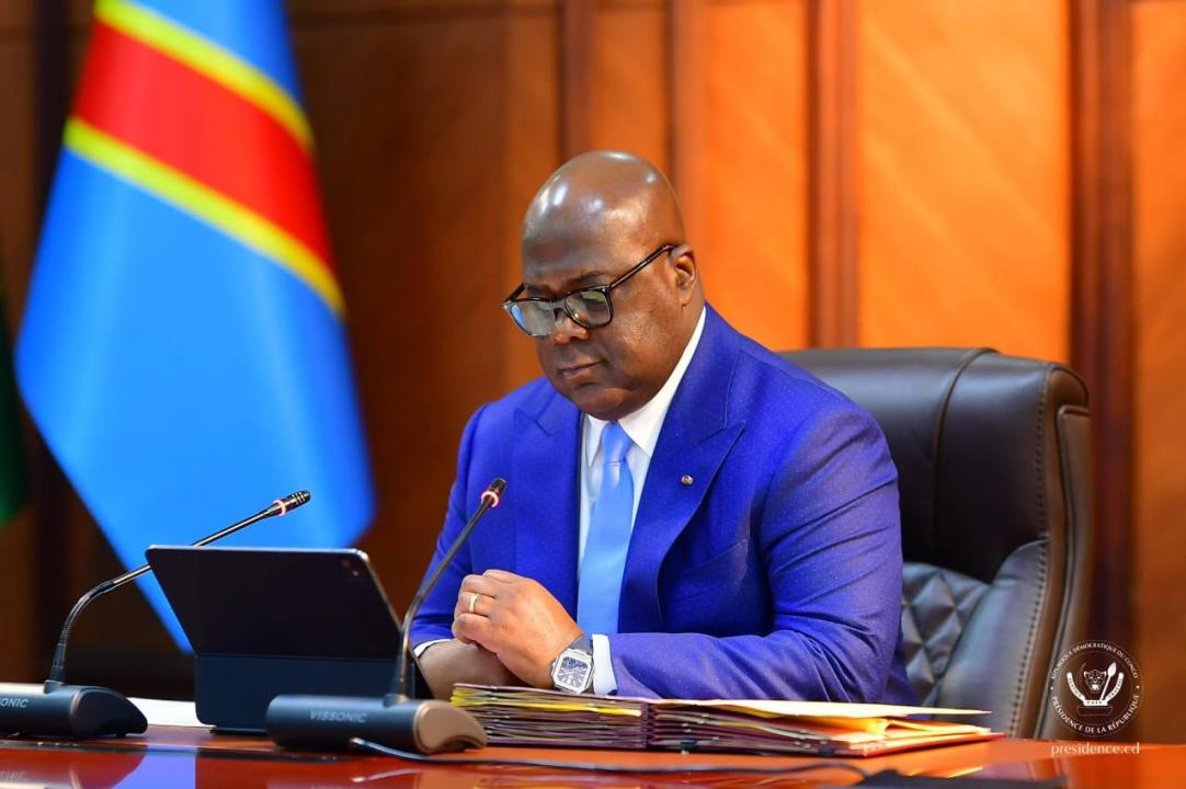 Le chef de l'État de la RDC, Félix-Antoine Tshisekedi Tshilombo