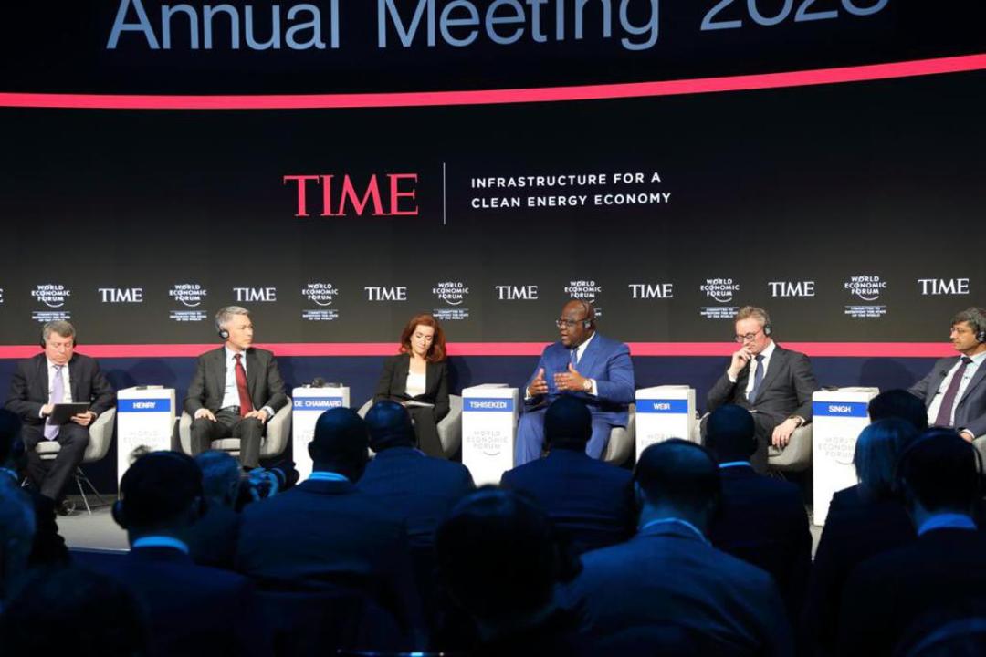 Le Président Félix-Antoine Tshisekedi participant au Forum économique mondial 2026, à Davos, en Suisse