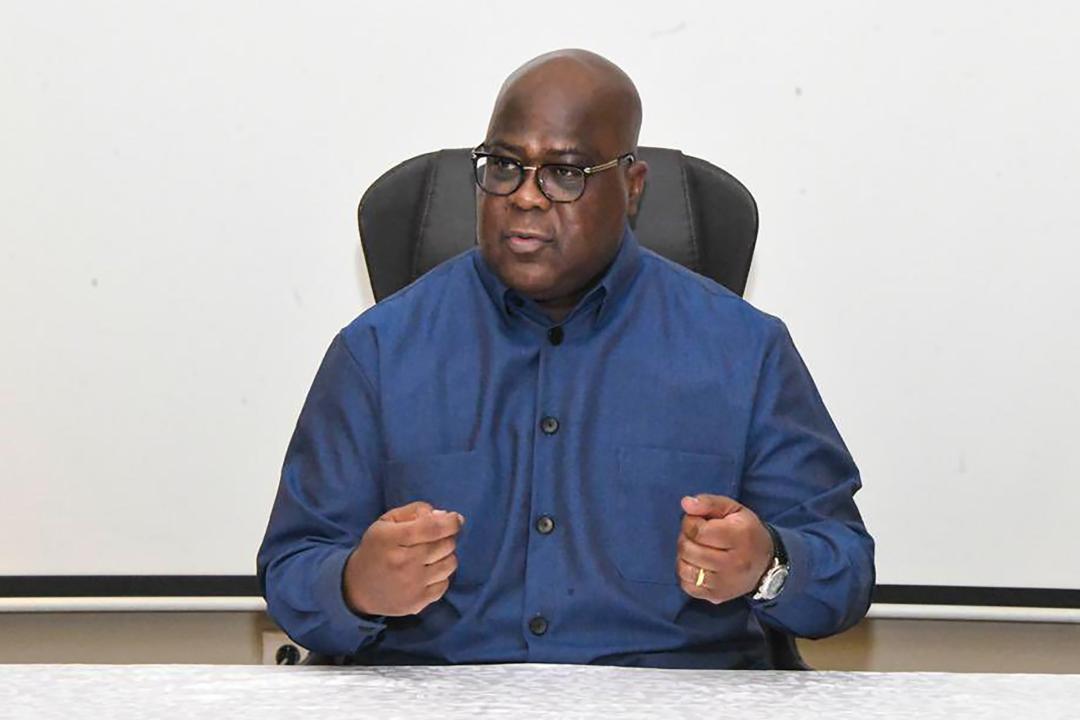 Le Président de la RDC, Félix-Antoine Tshisekedi Tshilombo 