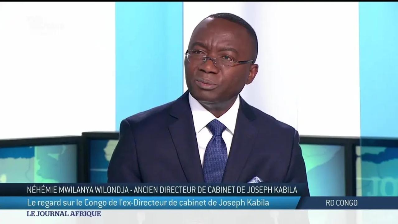 Le Professeur Néhémie Mwilanya lors d’une interview accordée à TV5 Afrique [photo d’illustration]