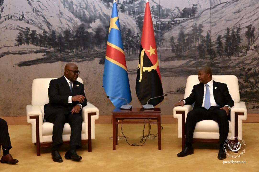 Entretien entre Tshisekedi et Lourenço à Addis-Abeba