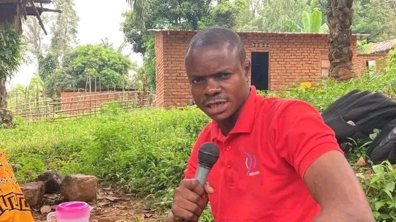 Le journaliste Thomson Undji [photo d’illustration]