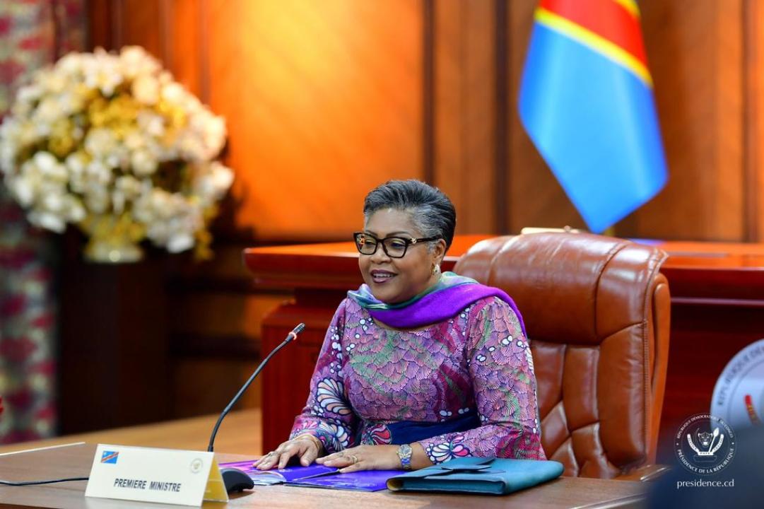 La Première Ministre Judith Suminwa Tuluka