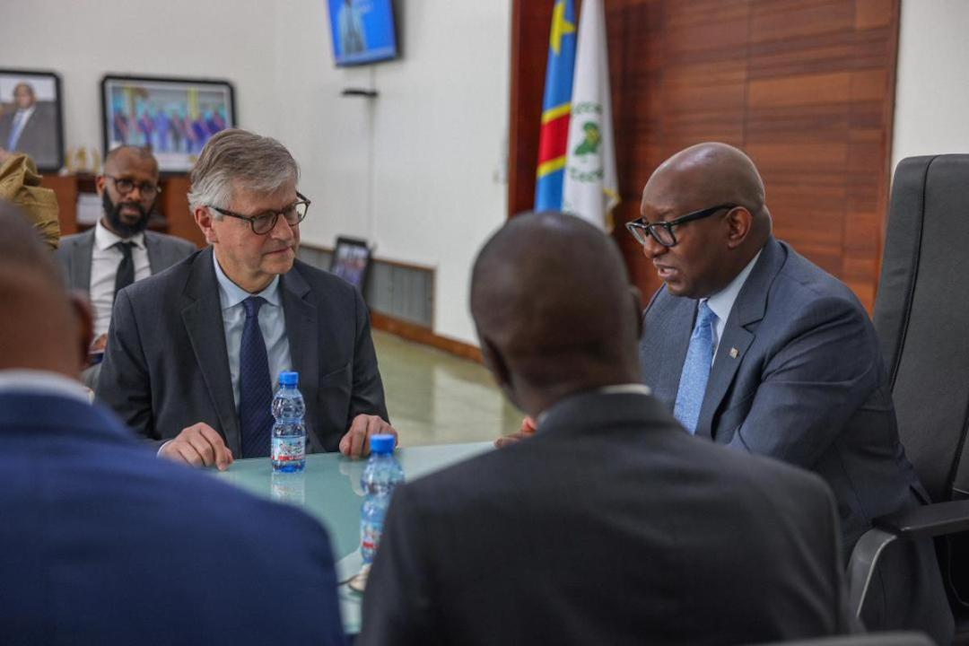 Echanges entre Jean-Pierre Lacroix de l’ONU et Jean-Michel Sama Lukonde, président du Sénat congolais