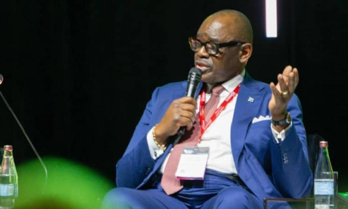 Le ministre congolais des Mines, Louis Watum Kabamba, s’exprimant à l’ouverture officielle de la 32ᵉ édition du Forum Mining Indaba, à Cap Town City