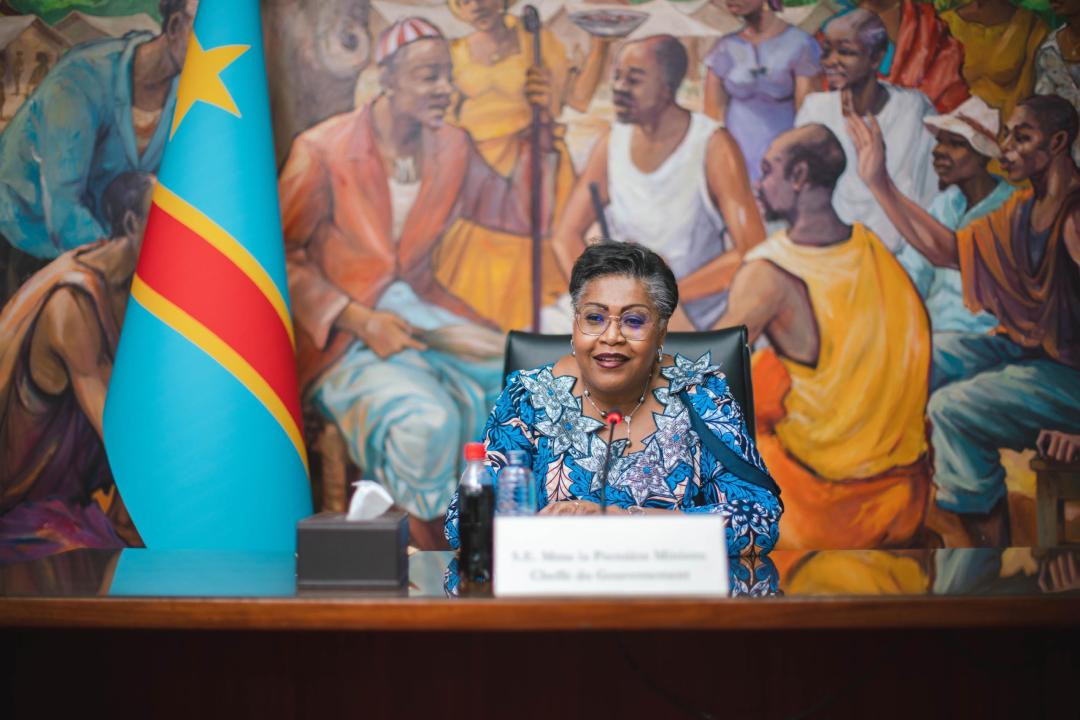 Judith Suminwa,  Première Ministre de la RDC