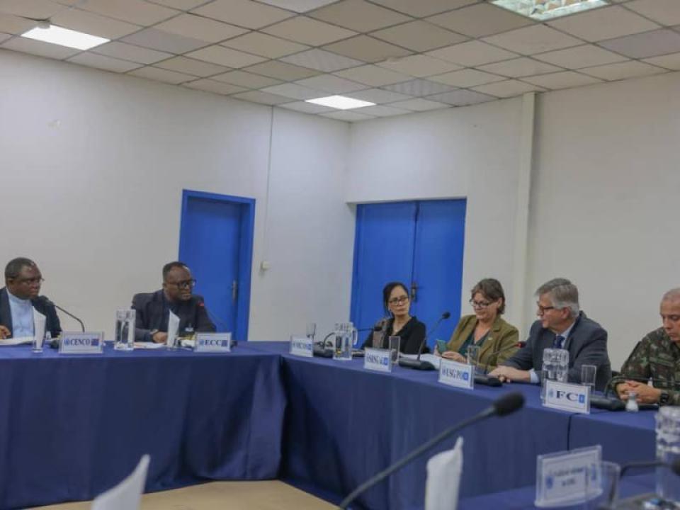 Réunion entre Jean-Pierre Lacroix et le tandem CENCO-ECC
