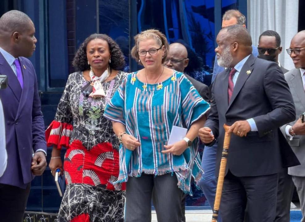 Vivian Van de Perre et Corneille Nangaa