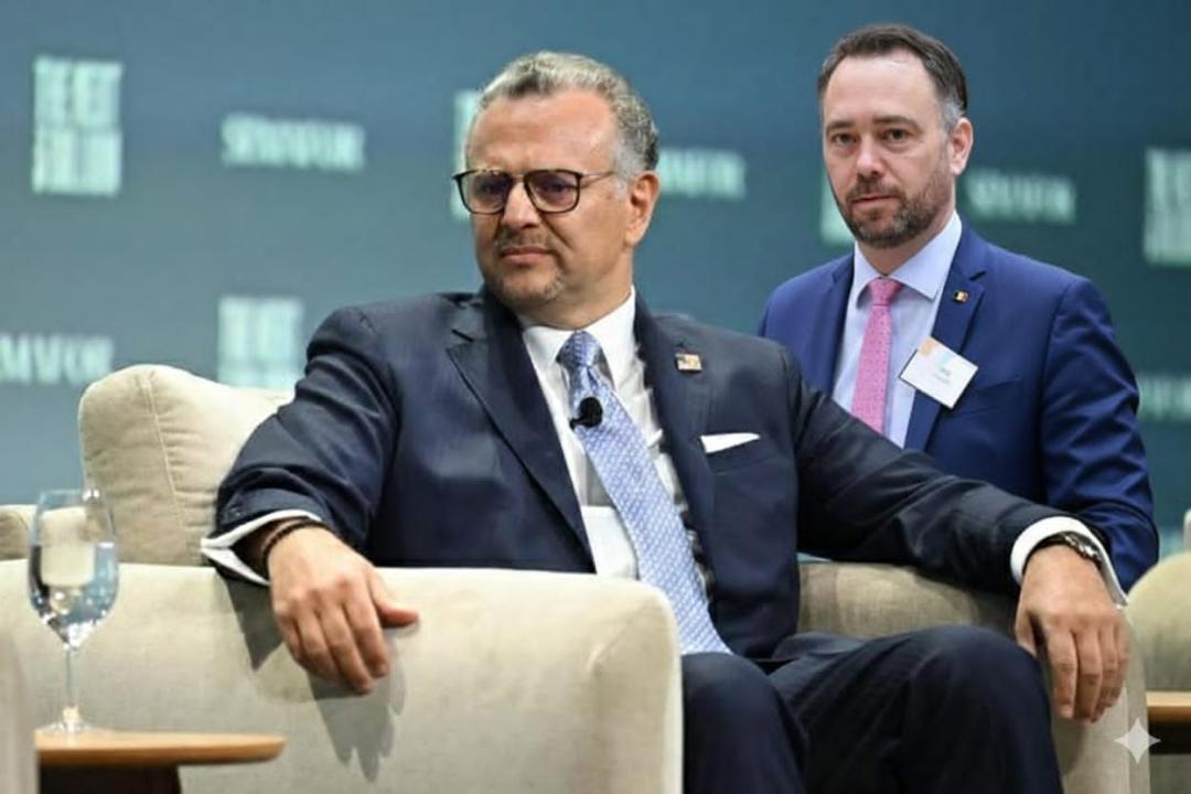 Massad Boulos, conseiller principal du Président américain pour l’Afrique et Maxime Prévot ministre belge des affaires étrangères [photo d'illustration]