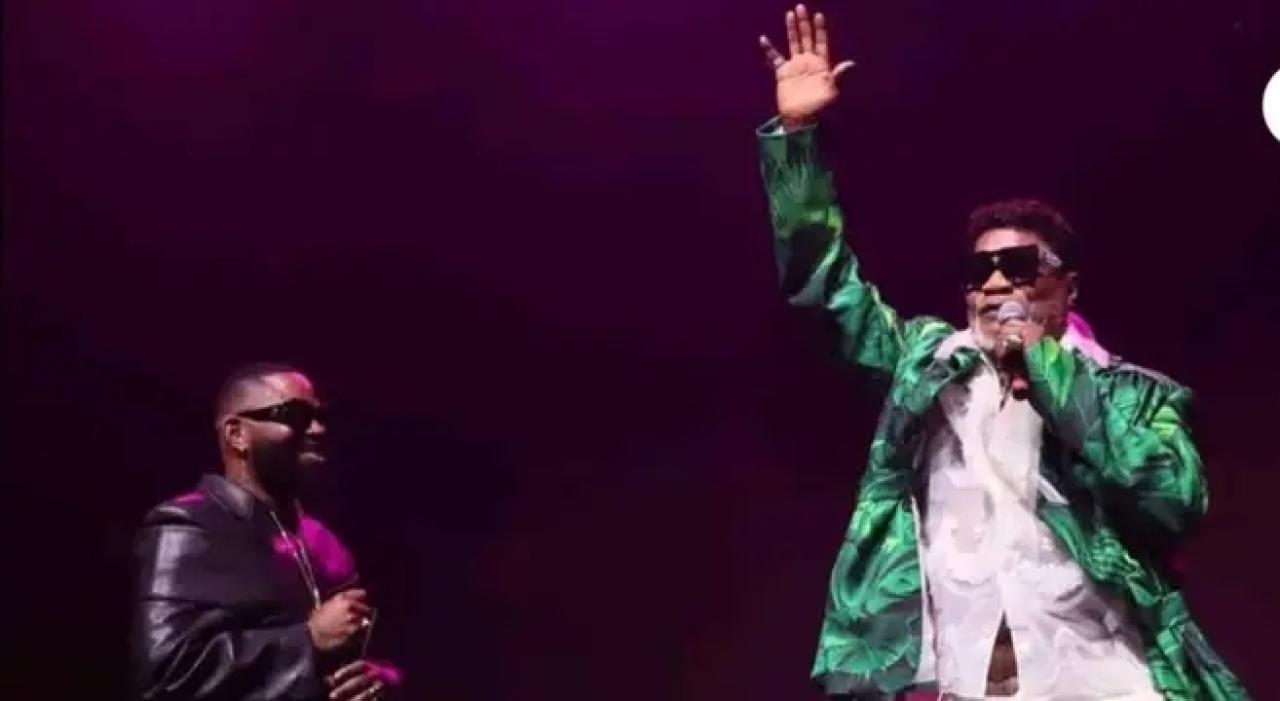 Ferré Gola et Koffi Olomide à l'Adidas Arena en 2024. [Photo d'illustration]